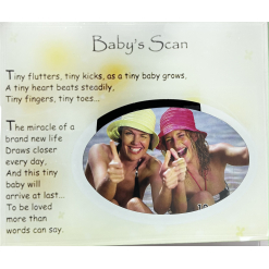 Baby’s Scan Frame Holds Photo