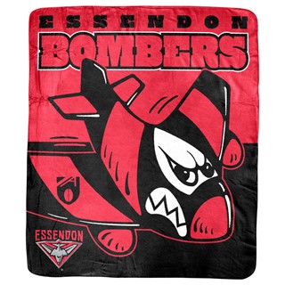 Essendon Coral Fleece Rug