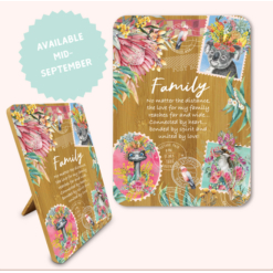 Affirmation Plaque Love Family Pretty Postage