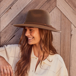 Blake Felt Fedora - Chocolate Hat RM902