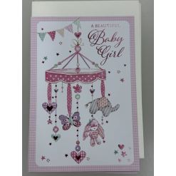 A Beautiful Baby Girl Card