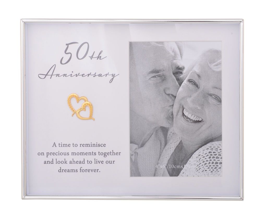Love Heart 50th Anniversary 4x6
