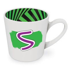 S motif mug male