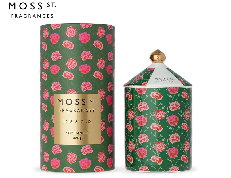 Iris & Oud Ceramic Soy Candle