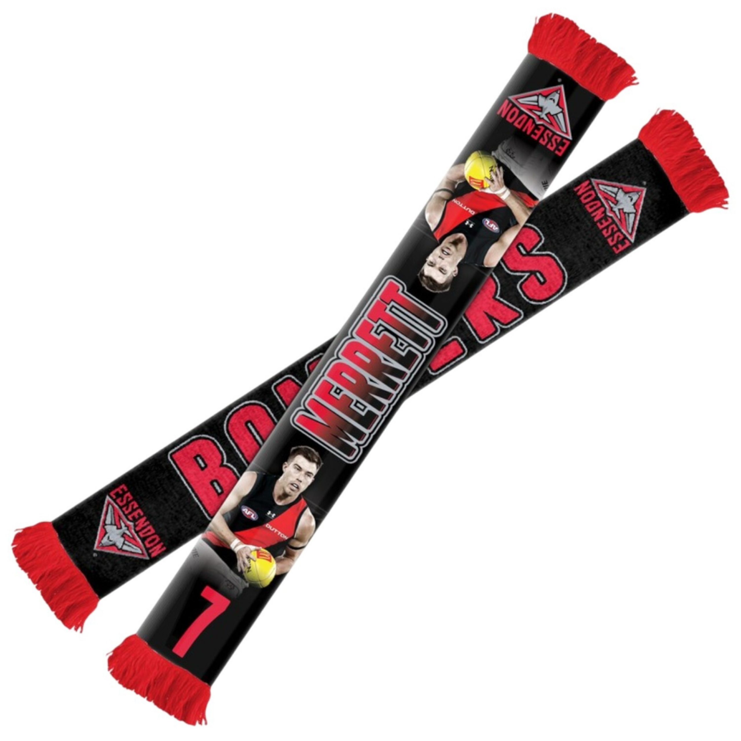 Essendon Bombers Player Scarf Merrett