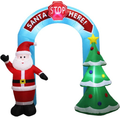 Inflatable Santa Tree Arch 248CM