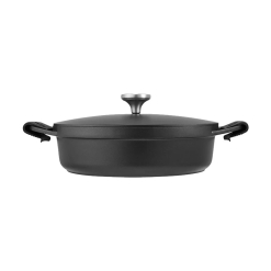 Agile Non-Stick Shallow Casserole 28cm / 4L Black Gift Boxed