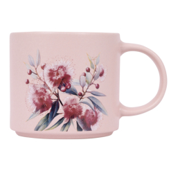 Native Blooms Red Floral Mug