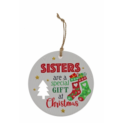 Sister Xmas Plaque