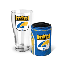 Pint Glass and Can Cooler