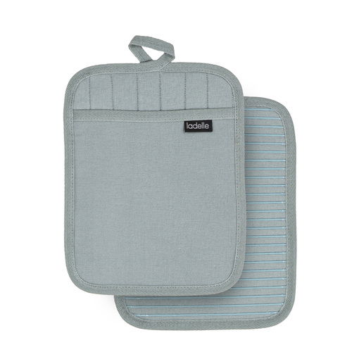 Lennox Ice Blue 2pk Pot Holder