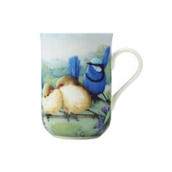 Birds of Australia 10 year Anniversary Mug 300ML Splendid Fairy-wren