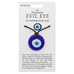 The Protective Evil Eye Blue Round Necklace 3.5CM