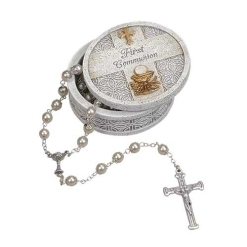 Roman JS Communion Communion Keepsake Box