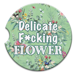 Car Coaster Delicate F--- Flower