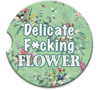 Car Coaster Delicate F--- Flower