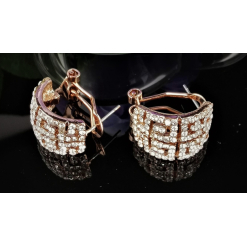 Evening Earrings Rose Gold