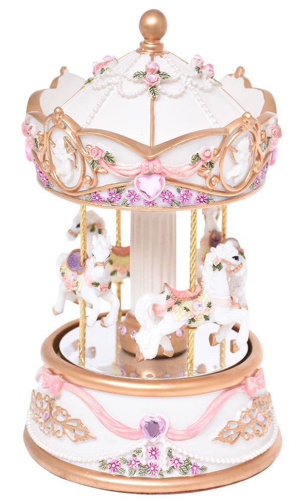 Musical Cream Carousel Large
