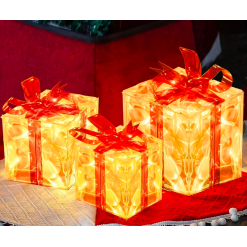 Gift Boxes Glow Warm Light 8 Modes