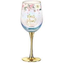 Beautiful Inside/Out Mum Wine Glass