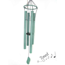 84cm Green Harmonious 4 Tube Windchime
