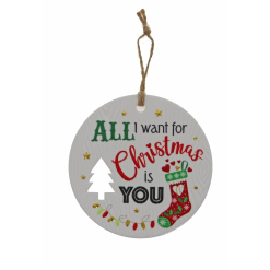 All I Want Is You Xmas Plaque