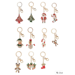 Xmas Bling Keyring