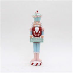 Cake Soldier With Sign - 15.5"H