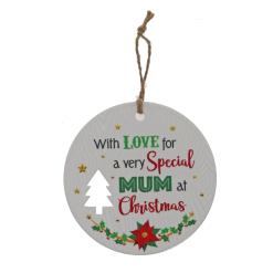 Special Mum Xmas Plaque
