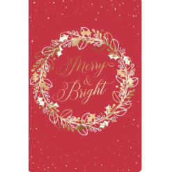 Card 10pk Salvo Gold Wreath