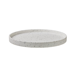 Livvi Terrazzo Round Serving Tray 36cm White Gift Boxed