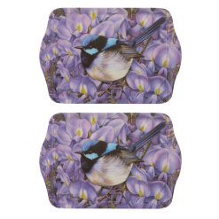 Pretty Little Wren Wisteria 2pk Scatter Tray
