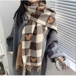 Mickey Mouse Scarf Cashmere