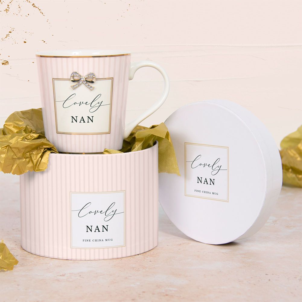 Jewelled Beautiful Nan Mug
