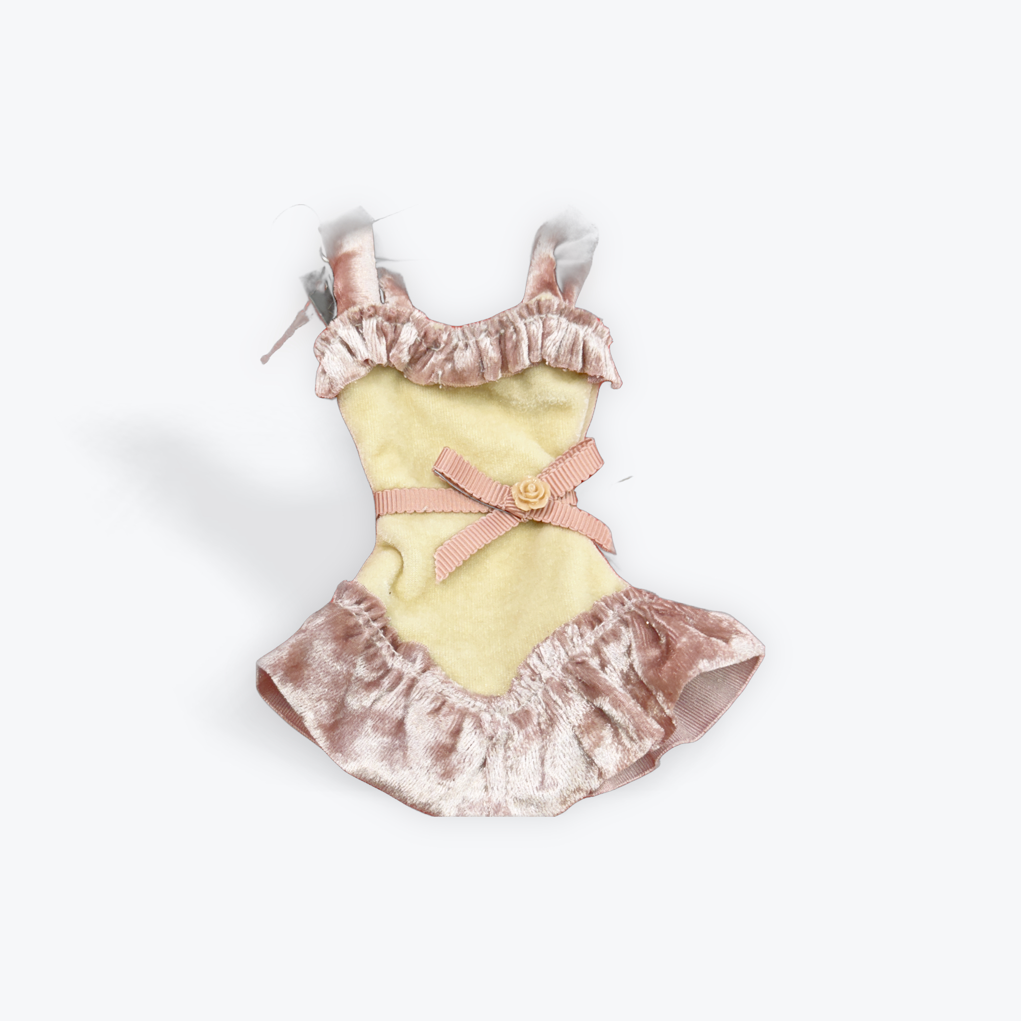 Pink Beige Dress on hanger 17cm