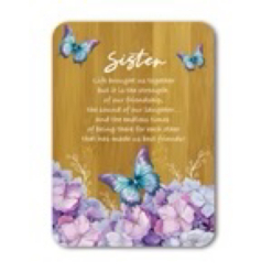 Sister Orchid Plaque