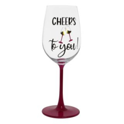 Cheers to you wine glass