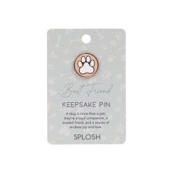 Dog Best Friend Keepsake Pin
