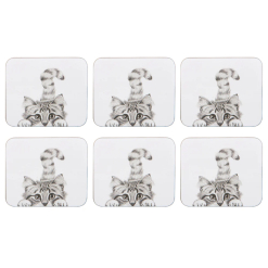 Chester The Cat 6pk Coaster