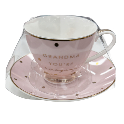 Tea Cup and Saucer Grandma You Amazing