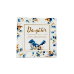 Blooming Bird  Plaque - Daughter