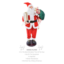 Dancing and Singing Santa