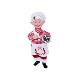 30cm Standing Elf Chef Pudding