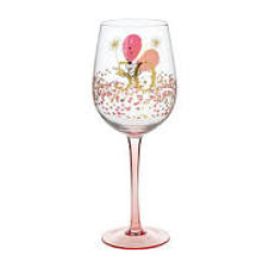 Rush Birthday Ladies Wine Glass 50th