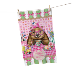 Wombat Tea Towel