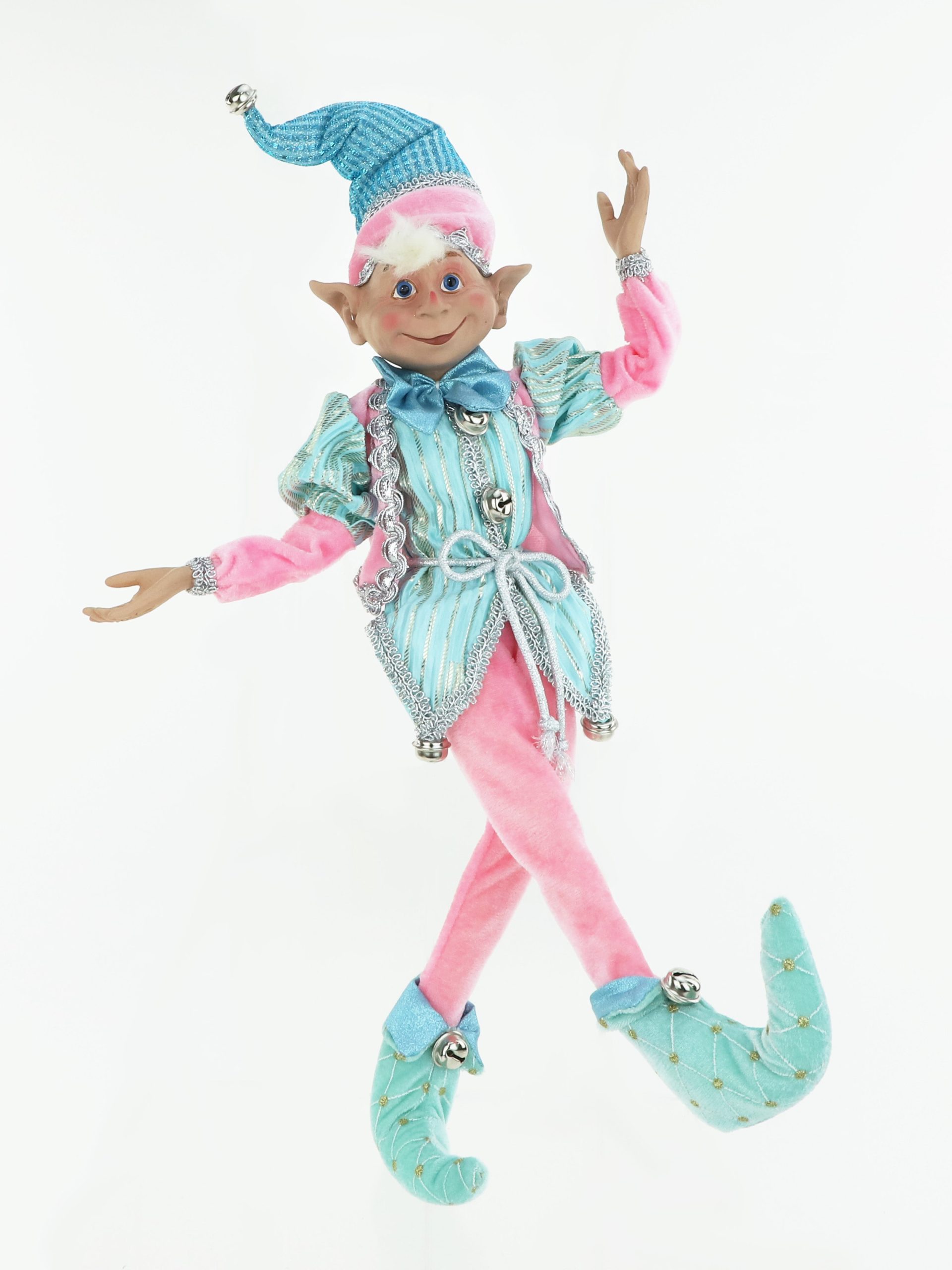 Xmas Elf Cezanne Black and Pink 50cm
