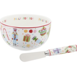 Jolly Joy Joy Dip & Spreader Set The Nutcracker Gift Boxed