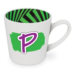 P motif mug male