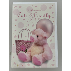 Blank Cute and Cuddly Card
