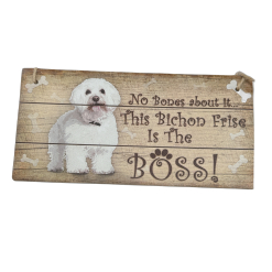 Bichon Frise Dog Plaque